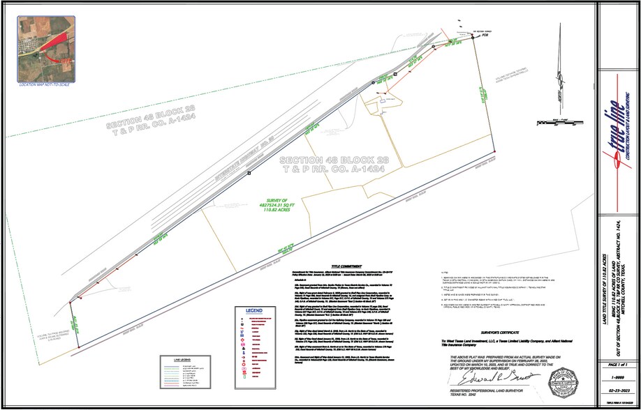 7799 W Interstate 20, Westbrook, TX à vendre - Plan cadastral - Image 3 de 3