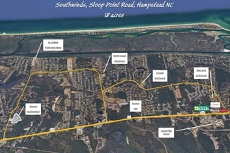 Plus de détails pour 0 Sloop Point Rd, Hampstead, NC - Terrain à vendre