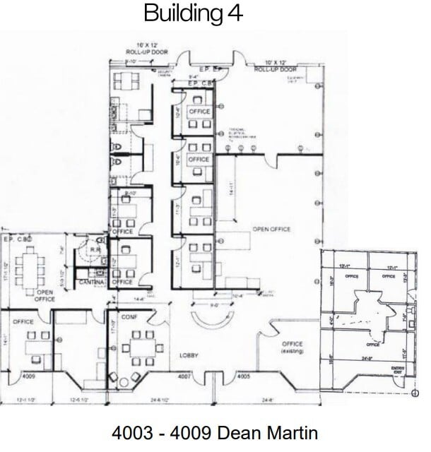 4045-4063 Dean Martin Dr, Las Vegas, NV for lease Floor Plan- Image 1 of 1