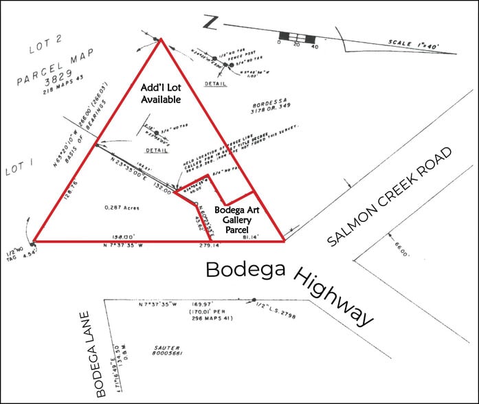 17235 Bodega Hwy, Bodega, CA for sale - Plat Map - Image 3 of 5