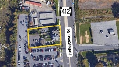 1034 Hellertown Rd, Bethlehem, PA - AÉRIEN  Vue de la carte