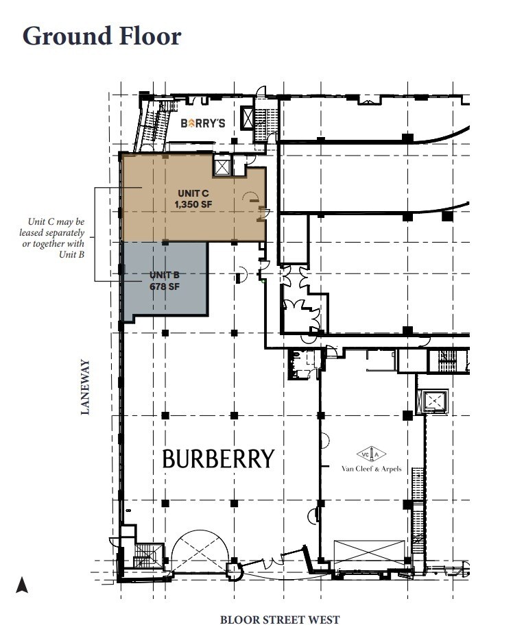 100 Bloor St W, Toronto, ON for lease Floor Plan- Image 1 of 1