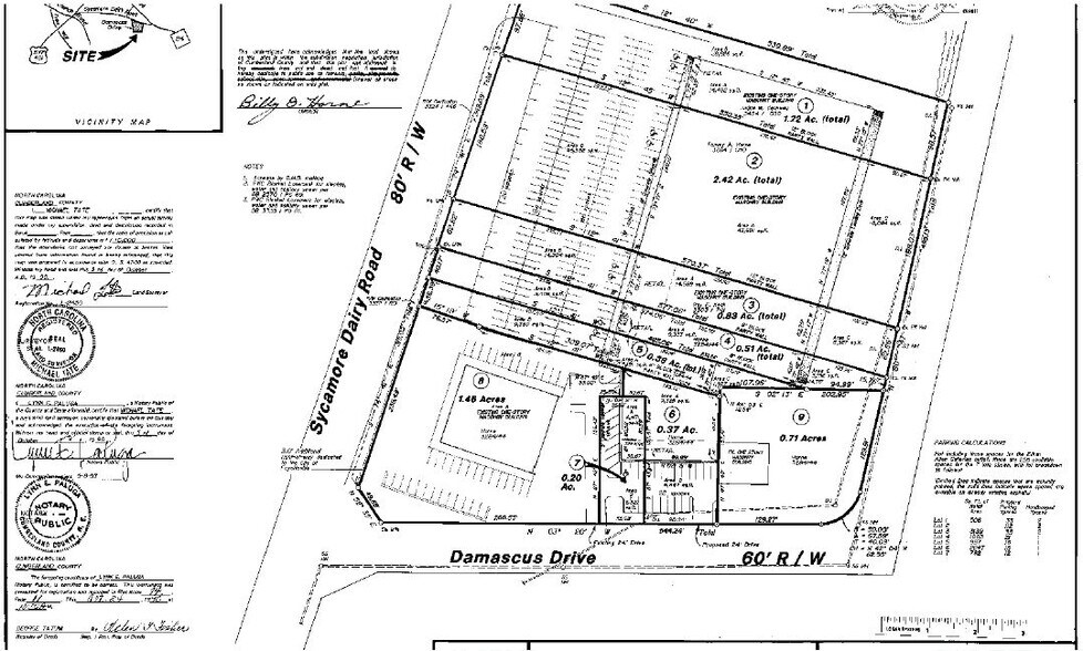3635 Sycamore Dairy Rd, Fayetteville, NC for lease - Plat Map - Image 2 of 15