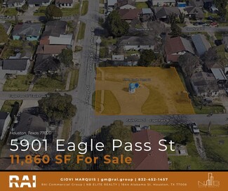 More details for 5901 Eagle Pass St, Houston, TX - Land for Sale