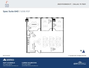 2525 McKinnon St, Dallas, TX for lease Floor Plan- Image 1 of 1