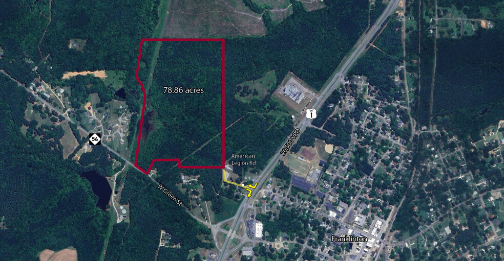 0 NC 56 HWY, Franklinton, NC for sale - Aerial - Image 1 of 2