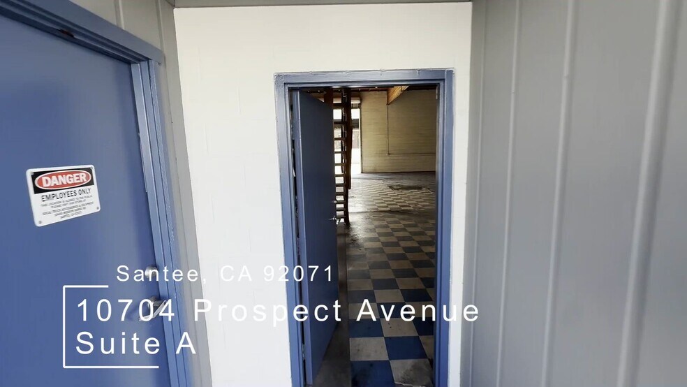 10658 Prospect Ave, Santee, CA à louer - Vidéo sur l’inscription commerciale - Image 2 de 6