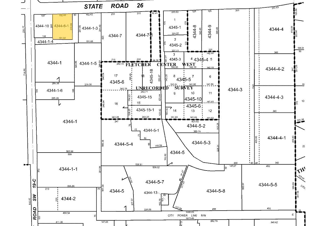14209 W Newberry Rd, Newberry, FL for lease Plat Map- Image 1 of 13