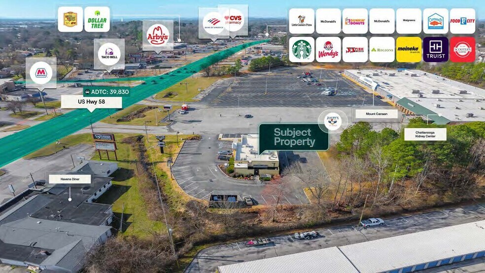 4815 Highway 58, Chattanooga, TN à vendre - Photo du bâtiment - Image 2 de 2