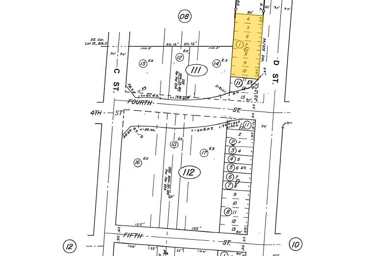 318-334 S D St, Perris, CA for sale - Plat Map - Image 2 of 6