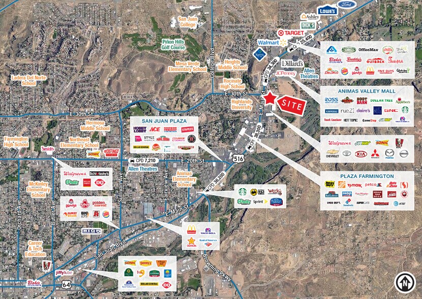 4109 E Main St, Farmington, NM à vendre - Photo du bâtiment - Image 2 de 3