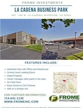 455 W La Cadena Dr, Riverside, CA for lease Interior Photo- Image 2 of 3