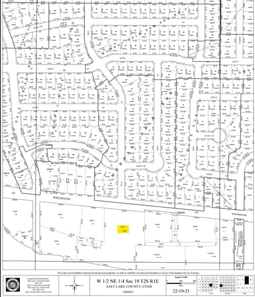 392 E Winchester St, Murray, UT for lease - Plat Map - Image 2 of 21
