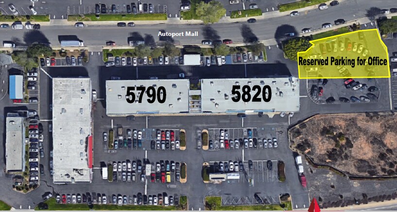 5790 Miramar Rd, San Diego, CA à louer - Plan de site - Image 3 de 9