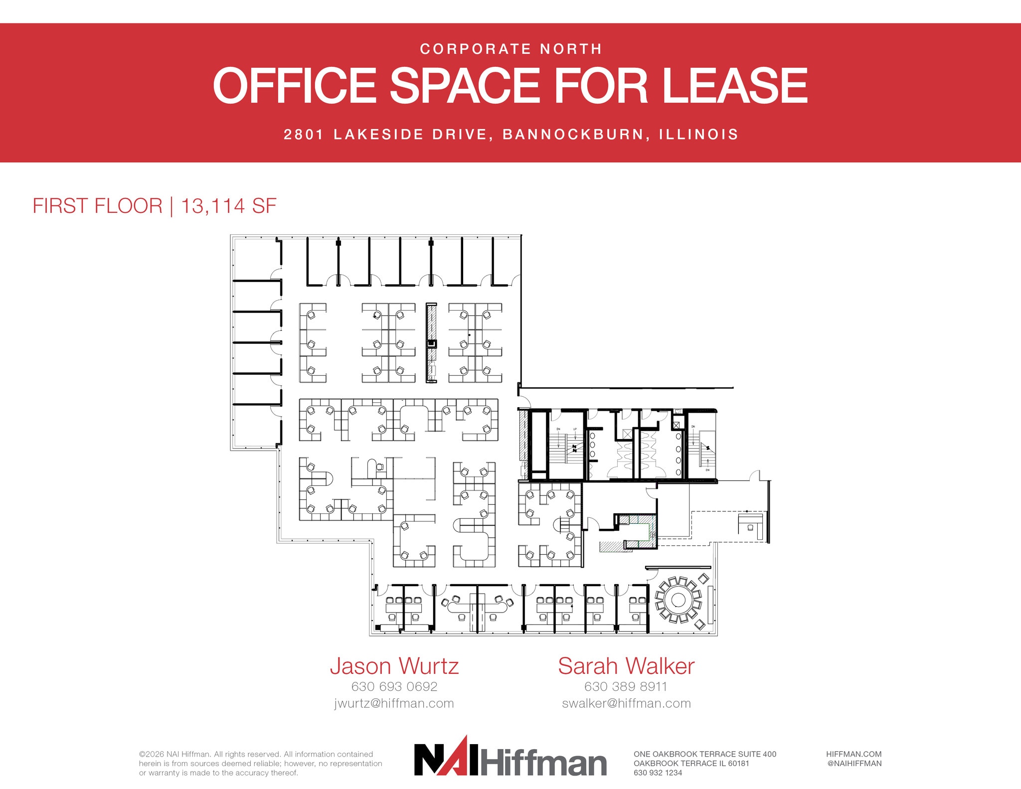 2801 Lakeside Dr, Bannockburn, IL for lease Floor Plan- Image 1 of 6