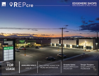 Plus de détails pour 15000 Edgemere, El Paso, TX - Commerce de détail à louer