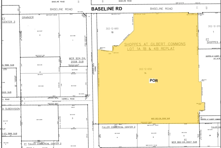 1400-1474 N Cooper Rd, Gilbert, AZ for lease - Plat Map - Image 3 of 14