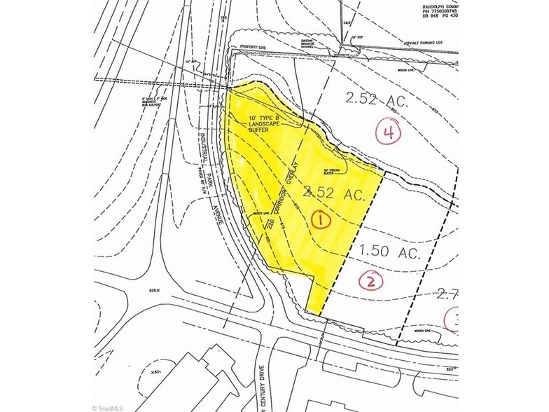 McDowell Rd, Asheboro, NC à vendre - Plan cadastral - Image 2 de 2