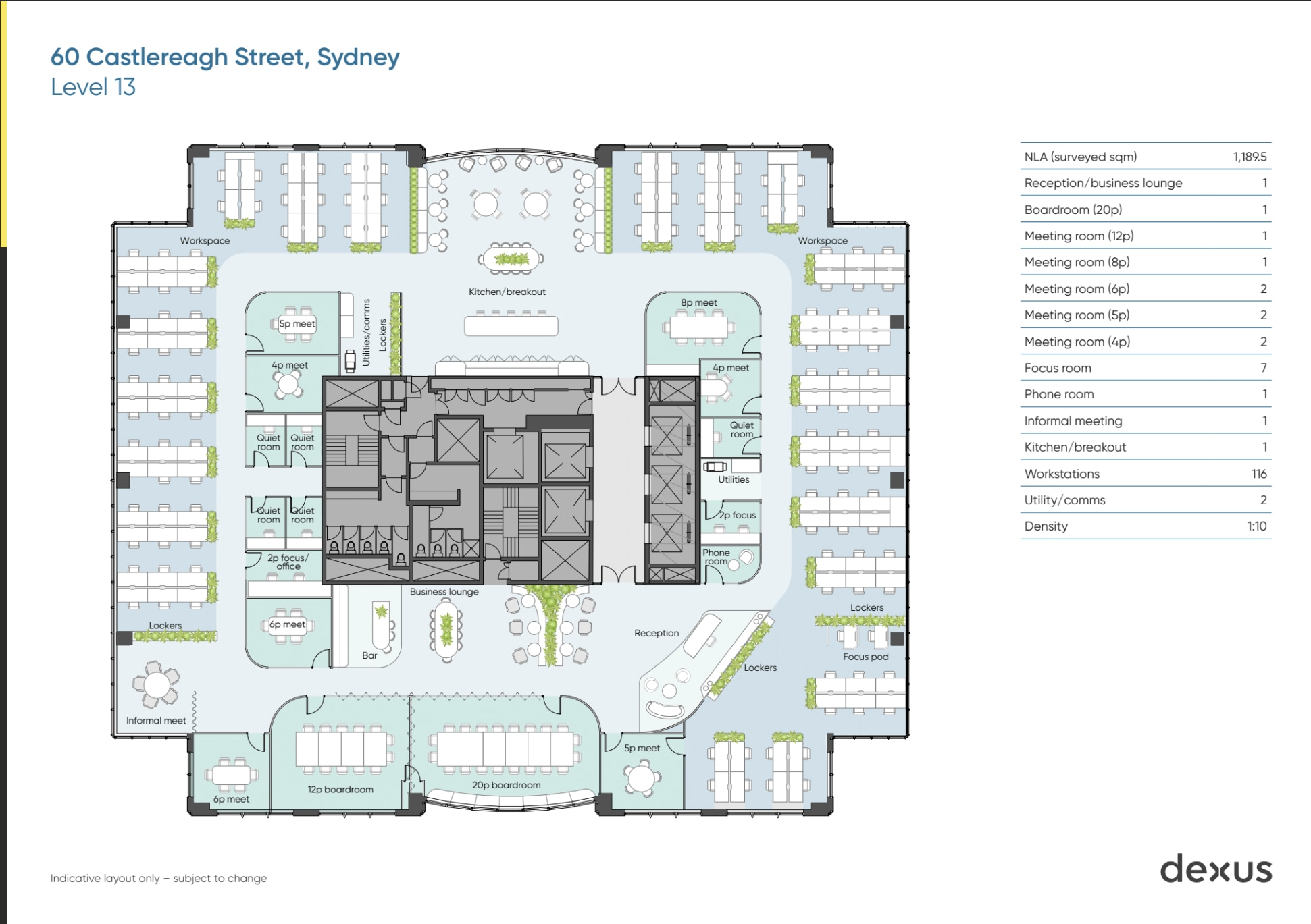 60 Castlereagh St, Sydney à louer Plan d’étage- Image 1 de 1