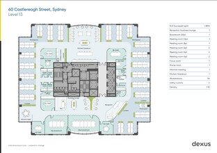 60 Castlereagh St, Sydney à louer Plan d’étage- Image 1 de 1