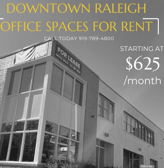 709 W Johnson St, Raleigh, NC à louer - Photo du bâtiment - Image 1 de 4