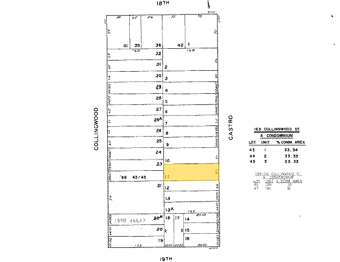 566-570 Castro St, San Francisco, CA for lease - Plat Map - Image 3 of 25