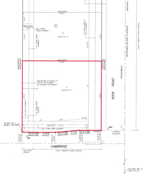 Derby Rock Rd. & Cambridge St. NW/c, Derby, KS for lease - Building Photo - Image 2 of 3