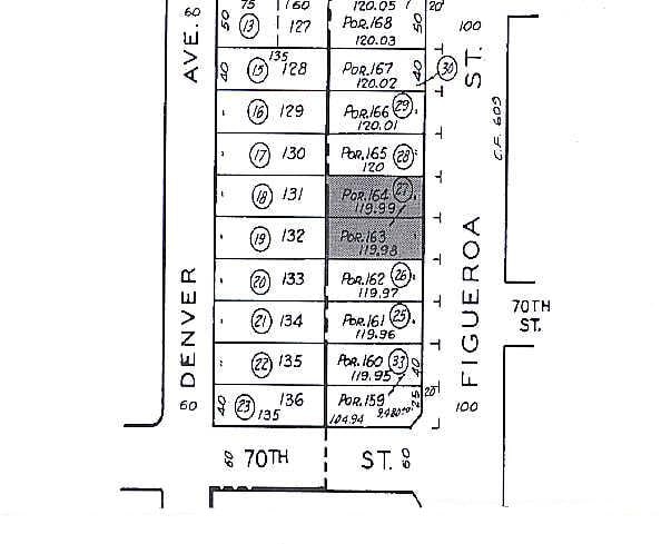 6919 S Figueroa St, Los Angeles, CA for sale Plat Map- Image 1 of 23