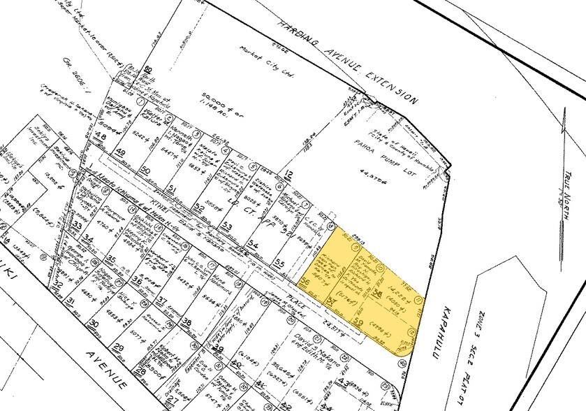 1038 Kapahulu Ave, Honolulu, HI à vendre - Plan cadastral - Image 1 de 1