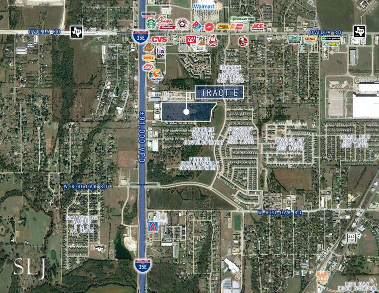 Century Way & I-35 E, Red Oak, TX à vendre - Aérien - Image 2 de 8