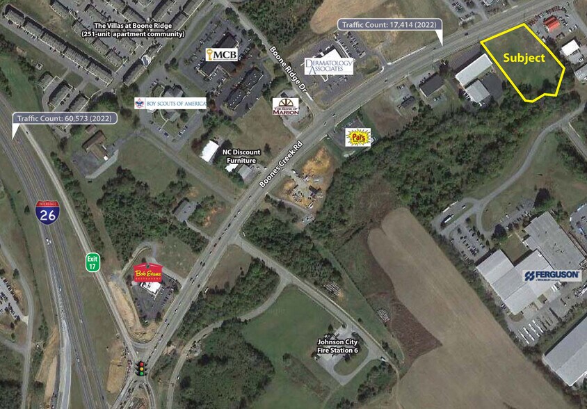 Boones Creek Rd, Johnson City, TN à vendre - Aérien - Image 2 de 4