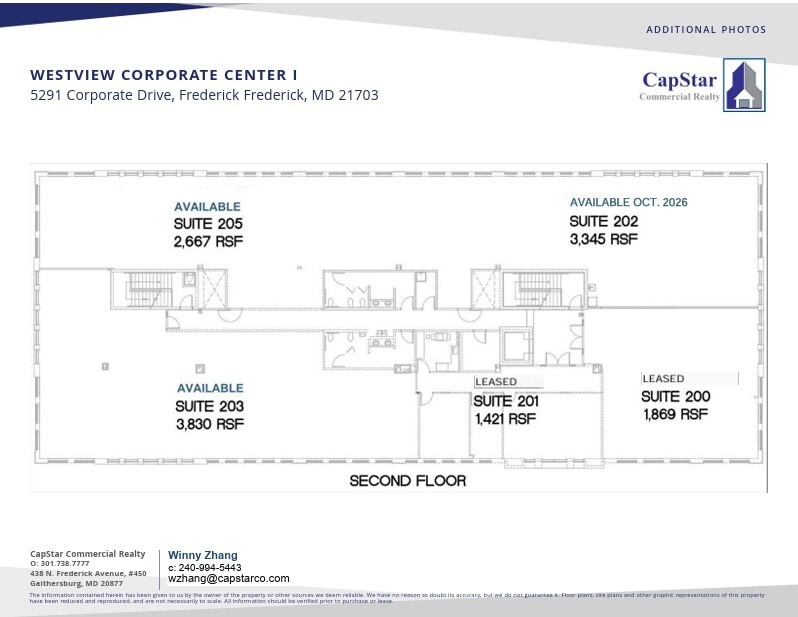 5291 Corporate Dr, Frederick, MD for lease Floor Plan- Image 1 of 1