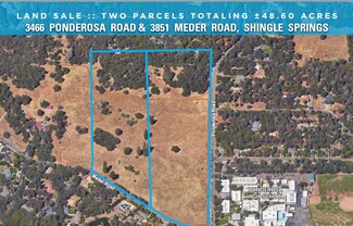 Plus de détails pour 3466 Ponderosa Rd, Shingle Springs, CA - Terrain à vendre