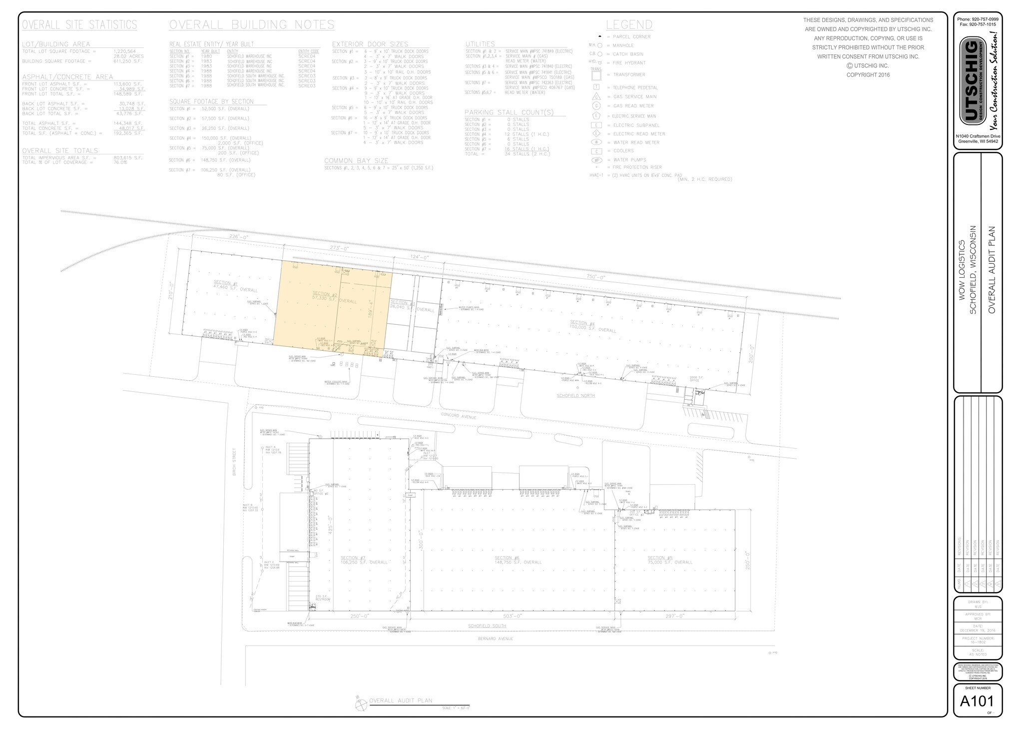 3606 Concord Ave, Schofield, WI for lease Site Plan- Image 1 of 4