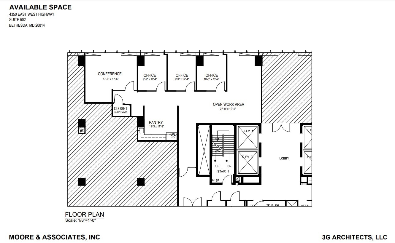 4340 East-West Hwy, Bethesda, MD for lease Floor Plan- Image 1 of 1