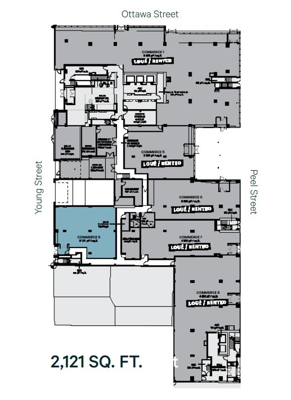 225 Rue Young, Montréal, QC for lease Floor Plan- Image 1 of 1