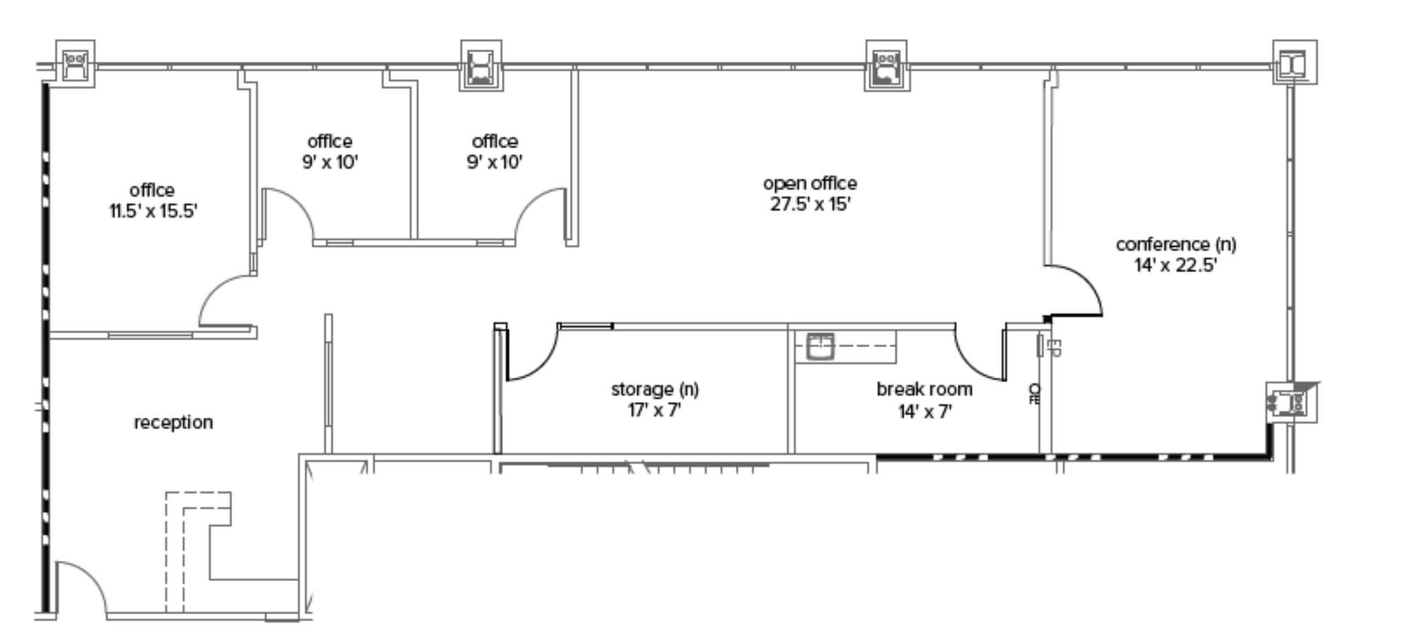 100 E San Marcos Blvd, San Marcos, CA for lease Floor Plan- Image 1 of 1