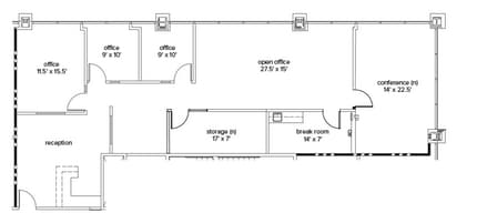 100 E San Marcos Blvd, San Marcos, CA for lease Floor Plan- Image 1 of 1
