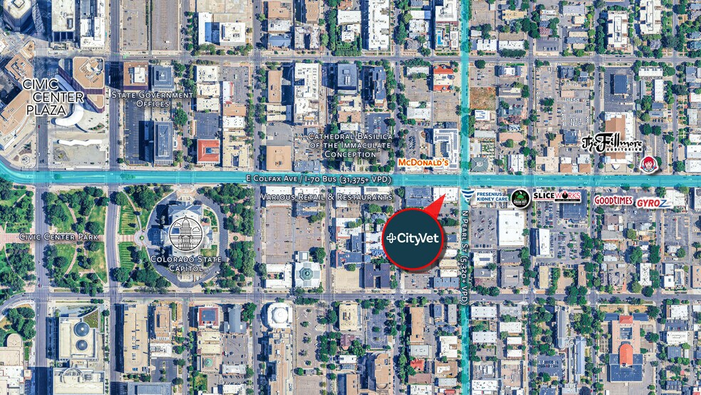 520 E Colfax Ave, Denver, CO à vendre - Photo du bâtiment - Image 2 de 3