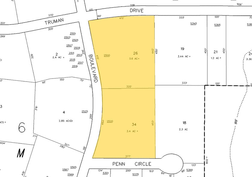 2520 Park Central Blvd, Decatur, GA à louer - Plan cadastral - Image 3 de 14