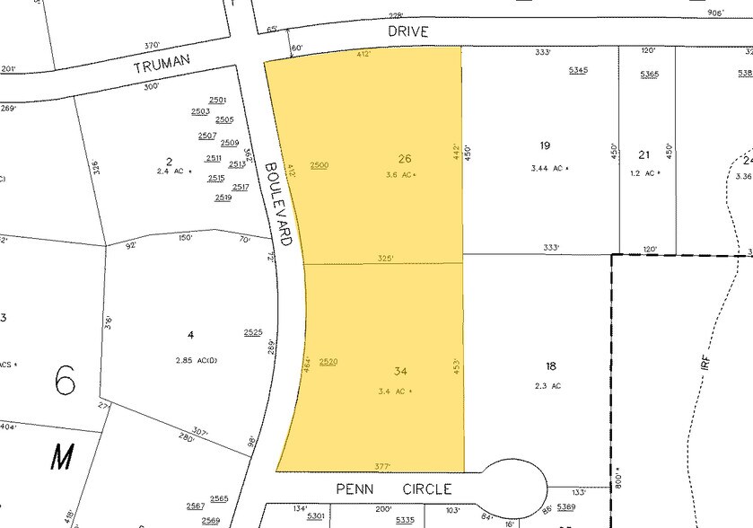 2520 Park Central Blvd, Decatur, GA for lease - Plat Map - Image 3 of 14