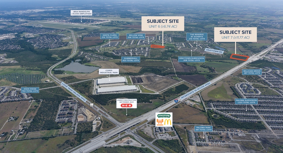 N Graytown & I-10 rd, Schertz, TX for sale - Building Photo - Image 2 of 4