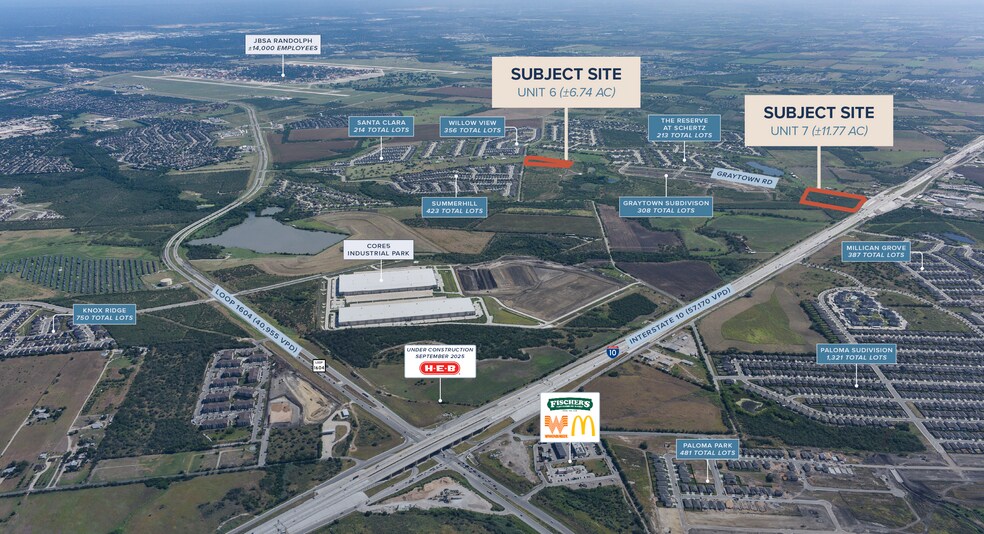 N Graytown & I-10 rd, Schertz, TX à vendre - Photo du bâtiment - Image 2 de 4