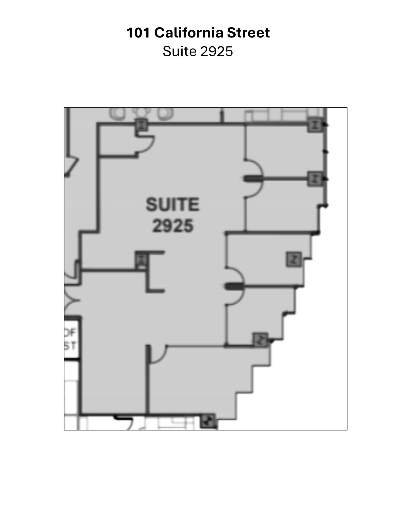101 California St, San Francisco, CA for lease Site Plan- Image 1 of 7