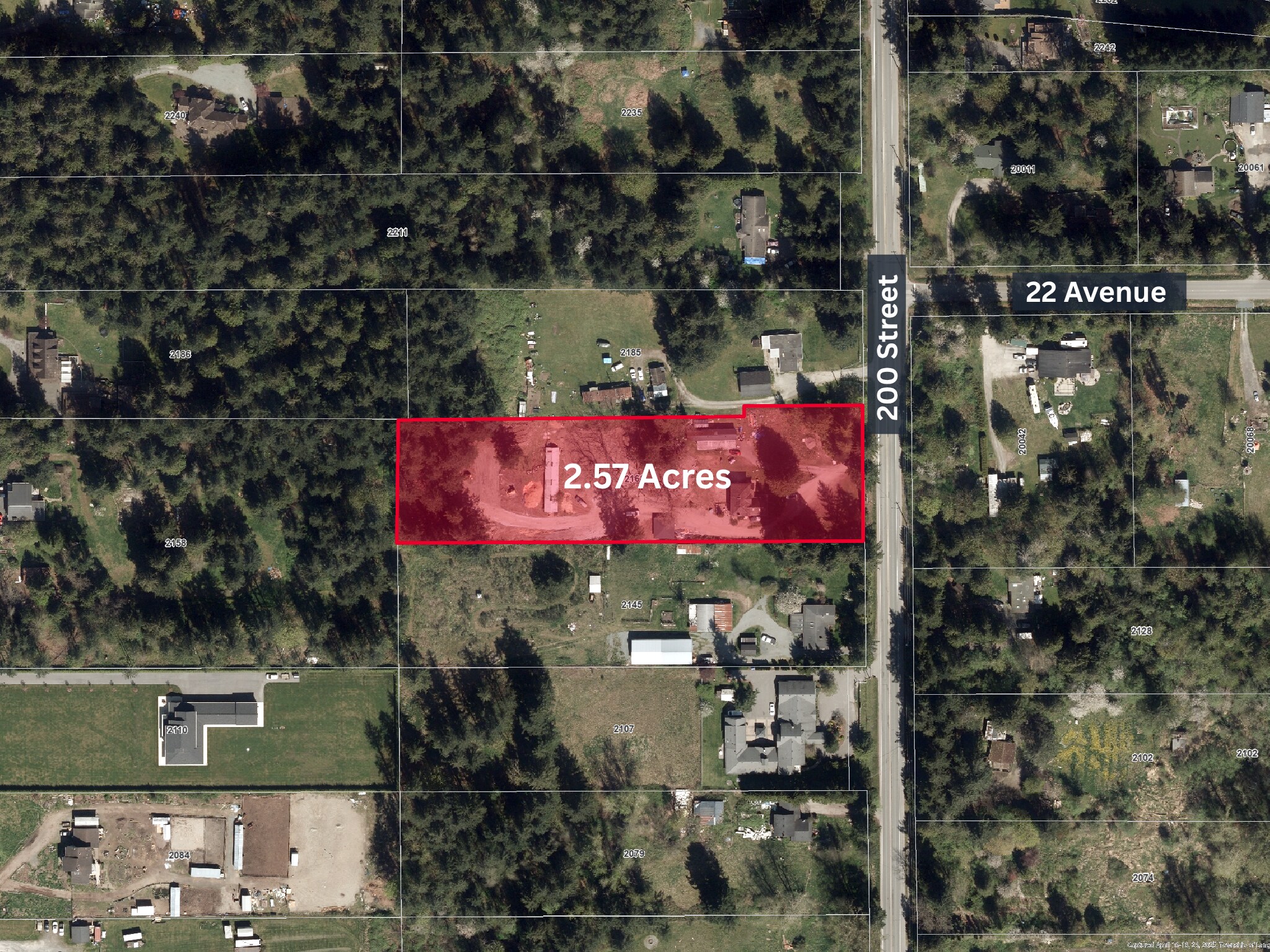 2161 200 St, Langley, BC for sale Site Plan- Image 1 of 4