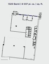 1320-1390 Rue Barré, Montréal, QC for lease Floor Plan- Image 1 of 1