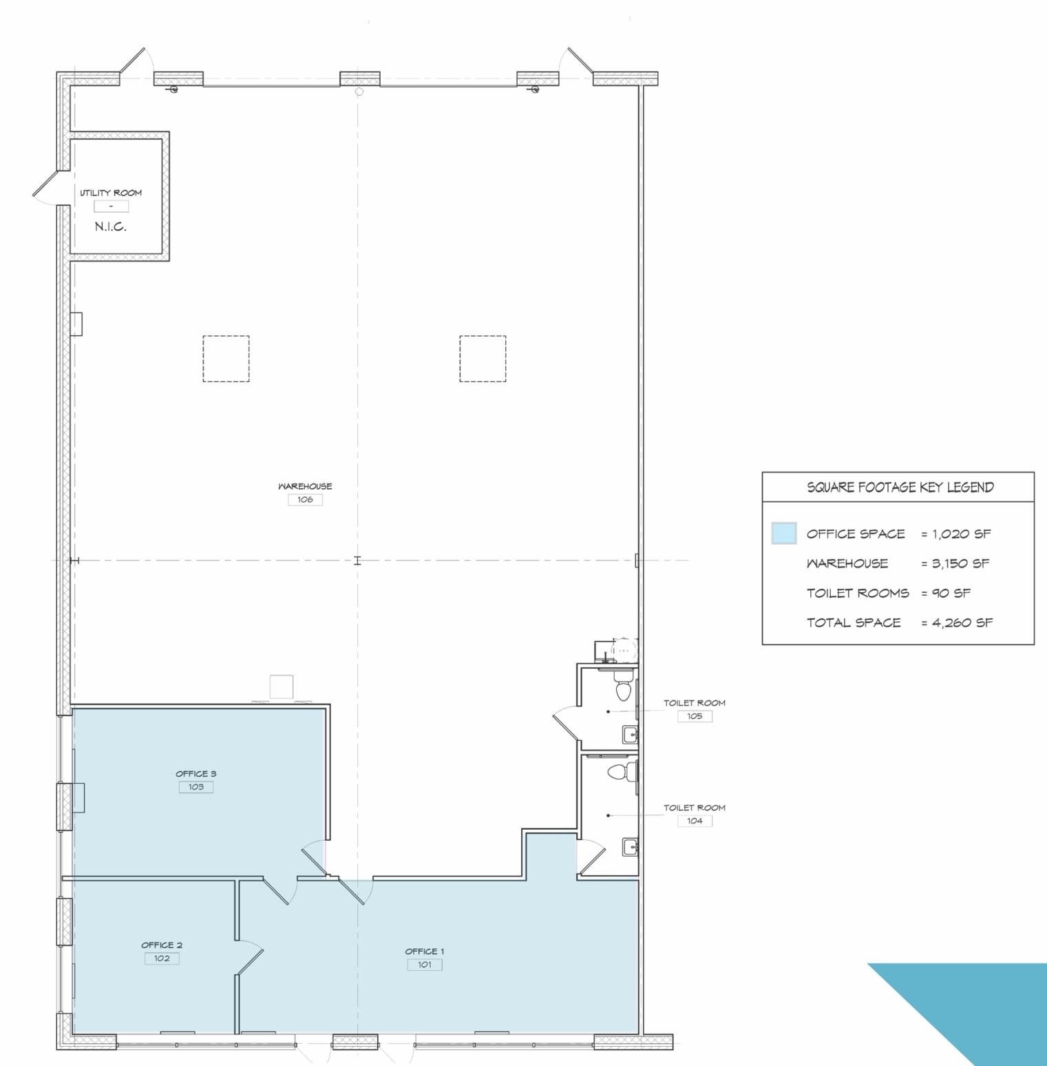 9201-9225 Hampton Overlook, Capitol Heights, MD for lease Floor Plan- Image 1 of 2