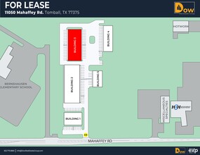 11050 Mahaffey Rd, Tomball, TX for lease Site Plan- Image 1 of 1