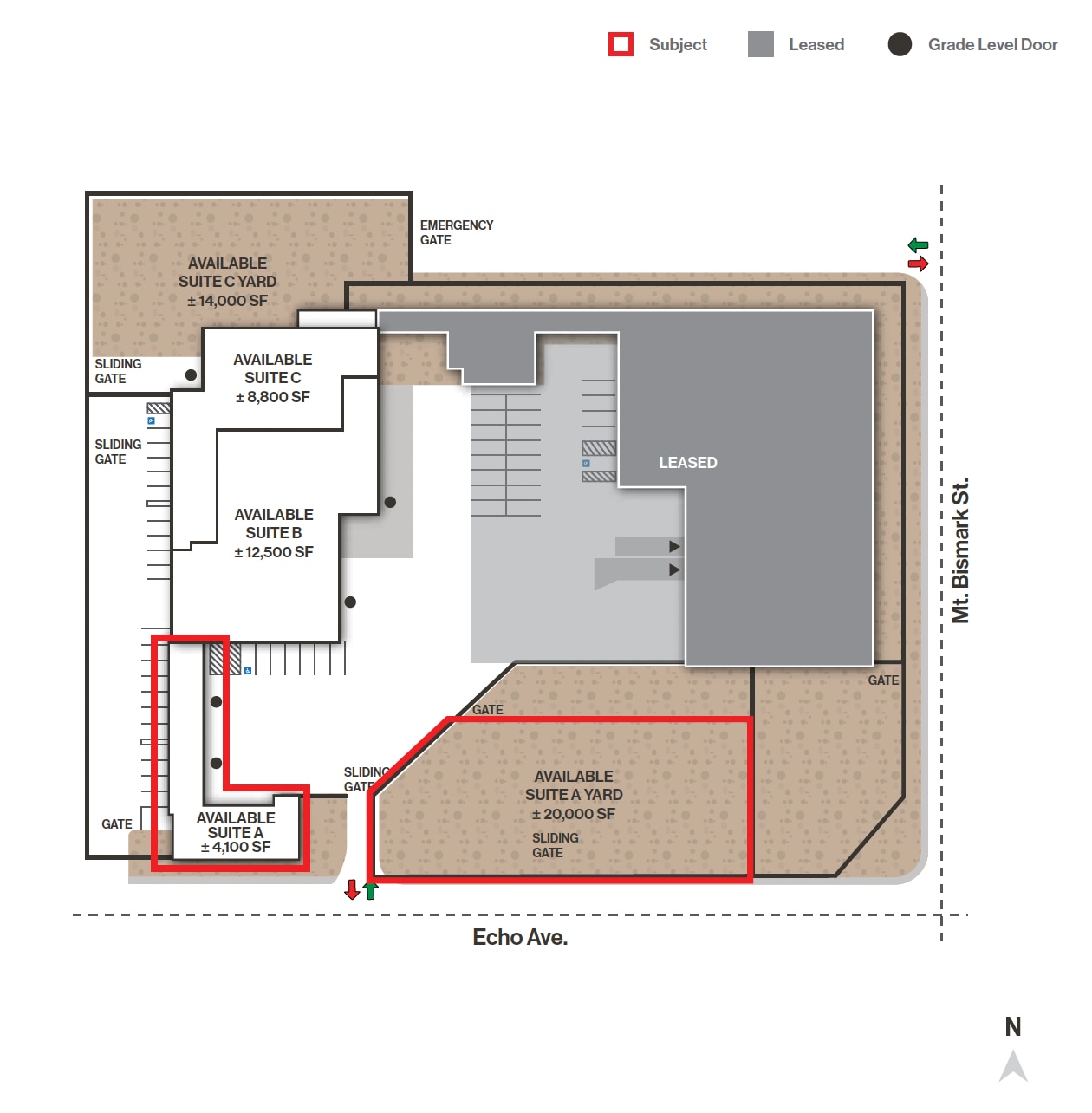 5601 Echo Ave, Reno, NV for lease Site Plan- Image 1 of 1