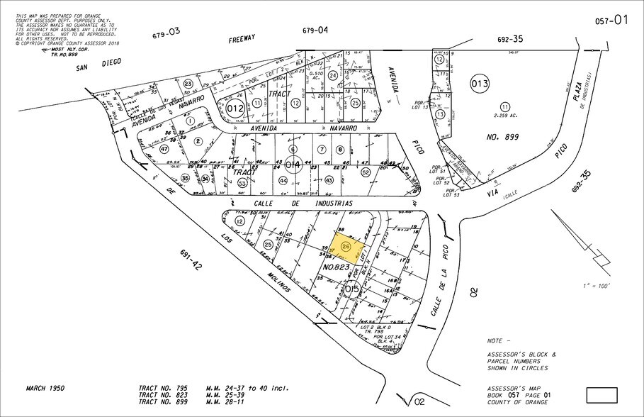 415 E Avenida Pico, San Clemente, CA à louer - Plan cadastral - Image 3 de 4